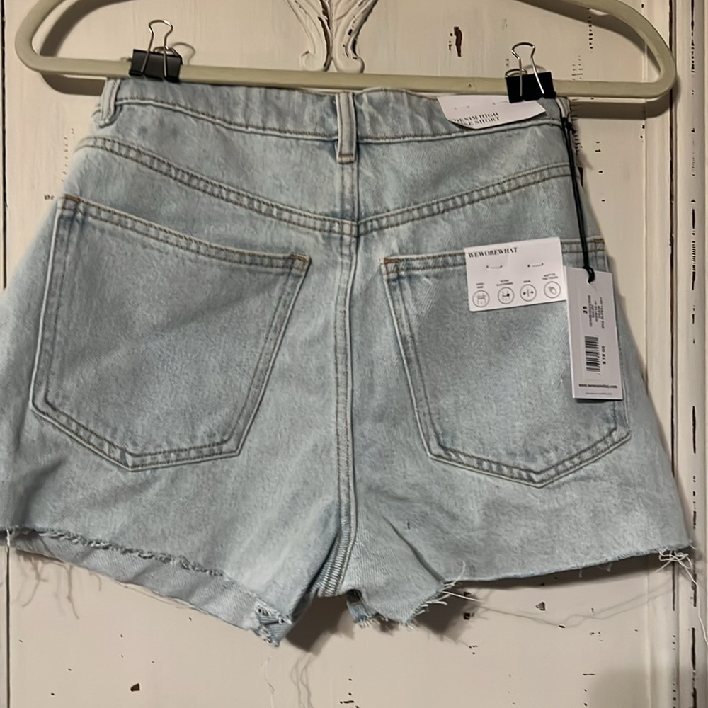 WeWoreWhat Light Blue Jean Shorts - Picture 2 of 9